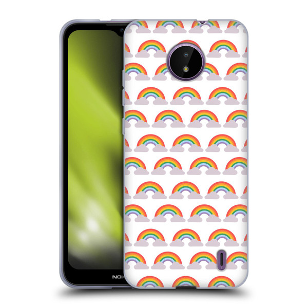 Pepino De Mar Rainbow Pattern Soft Gel Case for Nokia C10 / C20