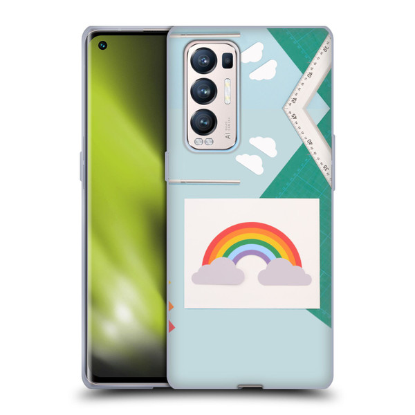 Pepino De Mar Rainbow Art Soft Gel Case for OPPO Find X3 Neo / Reno5 Pro+ 5G