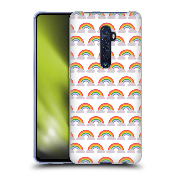 Pepino De Mar Rainbow Pattern Soft Gel Case for OPPO Reno 2
