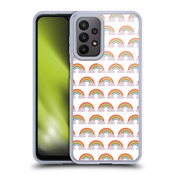 Pepino De Mar Rainbow Pattern Soft Gel Case for Samsung Galaxy A23 / 5G (2022)