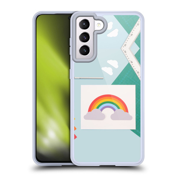 Pepino De Mar Rainbow Art Soft Gel Case for Samsung Galaxy S21 5G