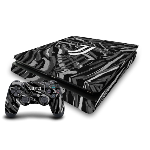 Juventus Football Club Art Abstract Brush Vinyl Sticker Skin Decal Cover for Sony PS4 Slim Console & Controller