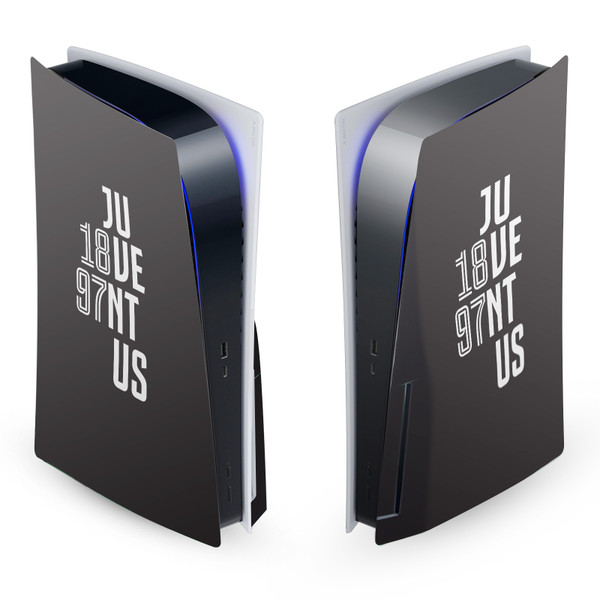 Juventus Football Club Art Typography Vinyl Sticker Skin Decal Cover for Sony PS5 Disc Edition Console