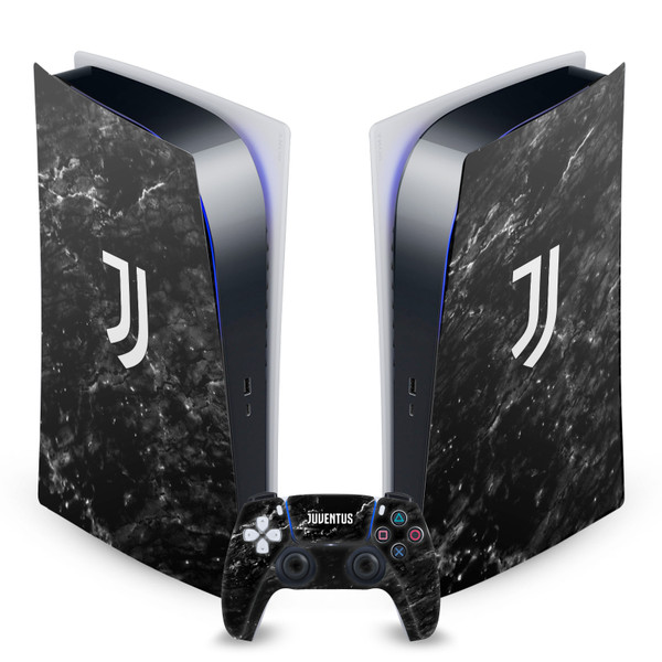 Juventus Football Club Art Black Marble Vinyl Sticker Skin Decal Cover for Sony PS5 Digital Edition Bundle
