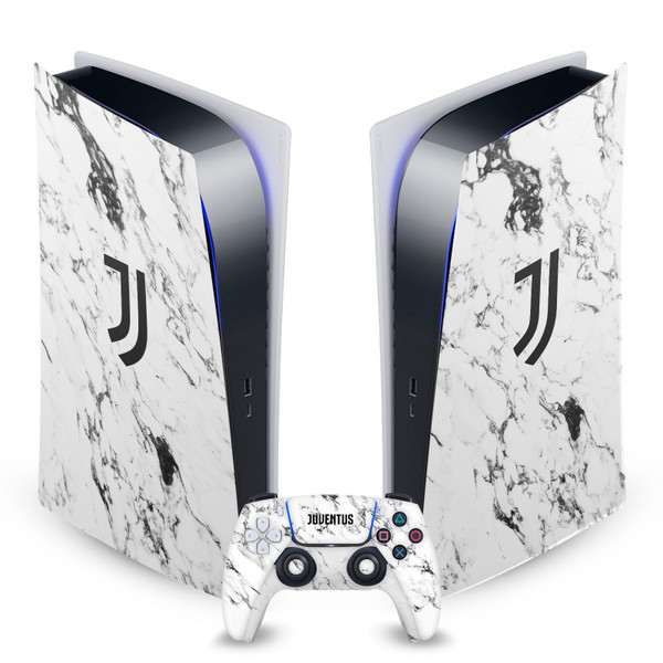 Juventus Football Club Art White Marble Vinyl Sticker Skin Decal Cover for Sony PS5 Digital Edition Bundle