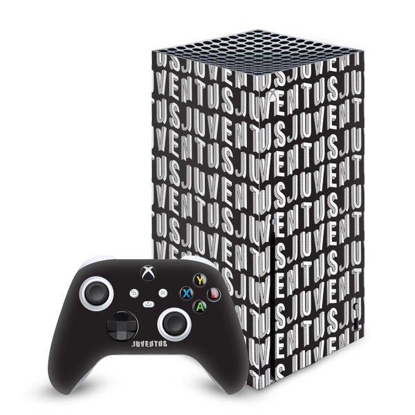 Juventus Football Club Art Pattern Vinyl Sticker Skin Decal Cover for Microsoft Series X Console & Controller