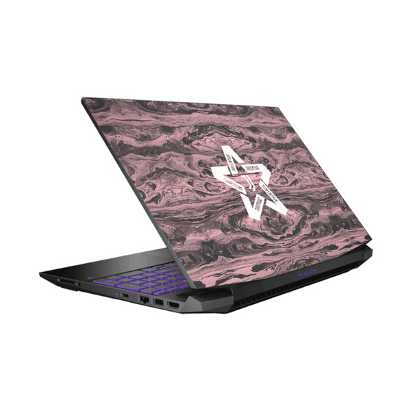 Juventus Football Club Art Black & Pink Marble Vinyl Sticker Skin Decal Cover for HP Pavilion 15.6" 15-dk0047TX