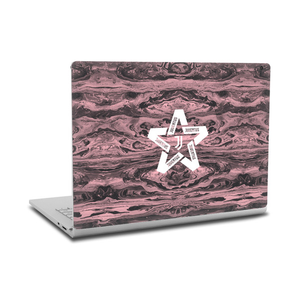 Juventus Football Club Art Black & Pink Marble Vinyl Sticker Skin Decal Cover for Microsoft Surface Book 2