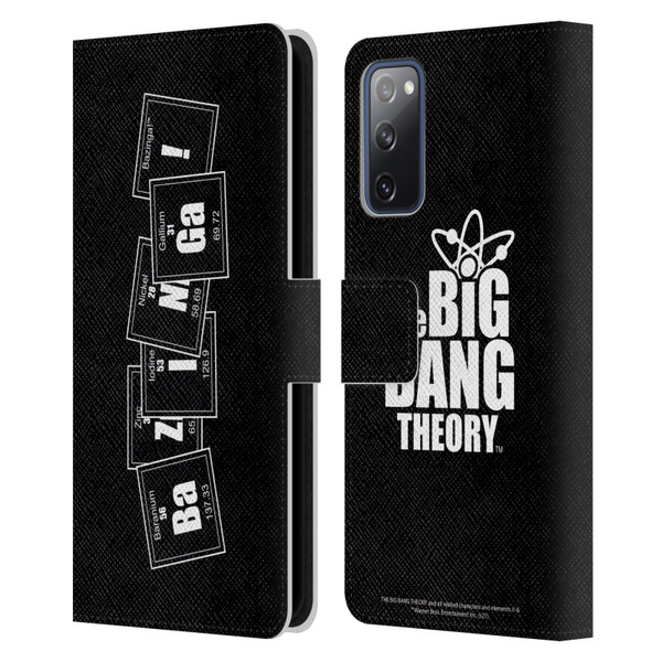The Big Bang Theory Bazinga Elements Leather Book Wallet Case Cover For Samsung Galaxy S20 FE / 5G
