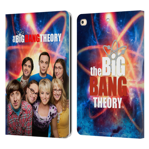 The Big Bang Theory Key Art Season 8 Leather Book Wallet Case Cover For Apple iPad 9.7 2017 / iPad 9.7 2018