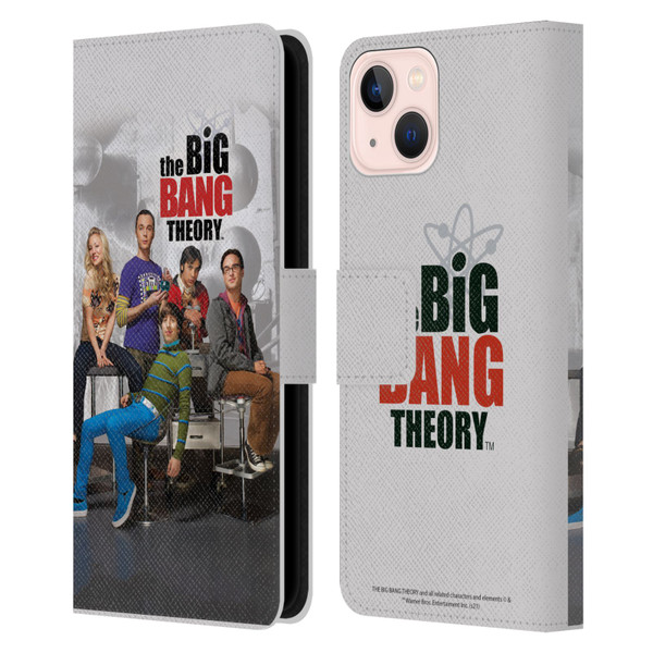 The Big Bang Theory Key Art Season 3 Leather Book Wallet Case Cover For Apple iPhone 13