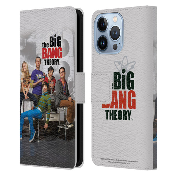 The Big Bang Theory Key Art Season 3 Leather Book Wallet Case Cover For Apple iPhone 13 Pro