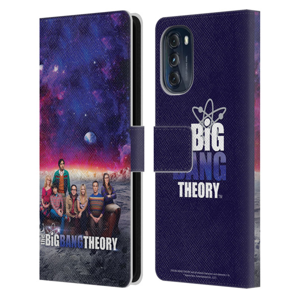 The Big Bang Theory Key Art Season 11 A Leather Book Wallet Case Cover For Motorola Moto G (2022)