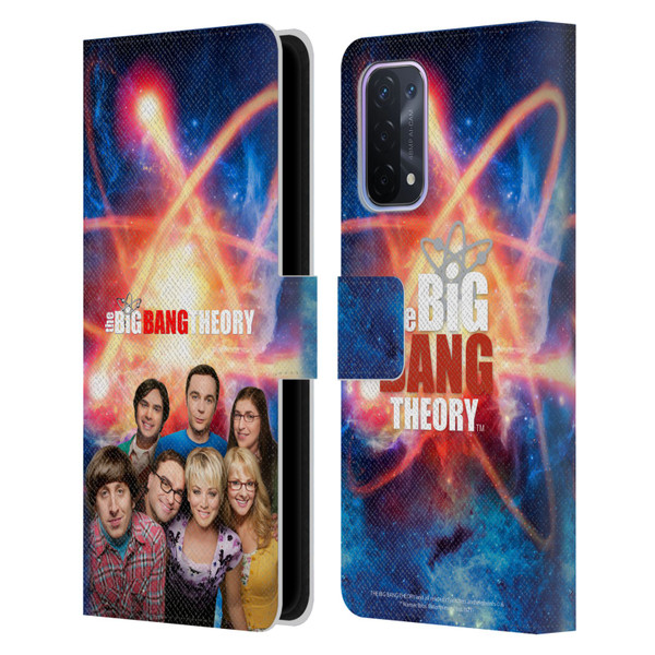 The Big Bang Theory Key Art Season 8 Leather Book Wallet Case Cover For OPPO A54 5G