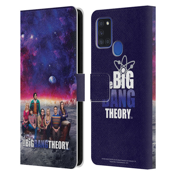 The Big Bang Theory Key Art Season 11 A Leather Book Wallet Case Cover For Samsung Galaxy A21s (2020)