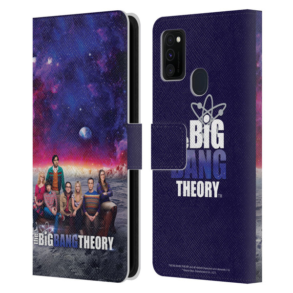 The Big Bang Theory Key Art Season 11 A Leather Book Wallet Case Cover For Samsung Galaxy M30s (2019)/M21 (2020)