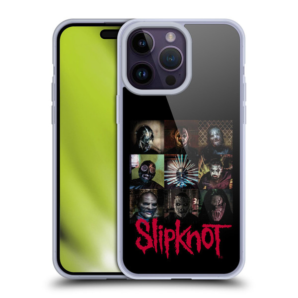 Slipknot Key Art Blocks Soft Gel Case for Apple iPhone 14 Pro Max
