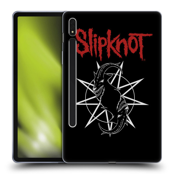 Slipknot Key Art Goat Logo Soft Gel Case for Samsung Galaxy Tab S8