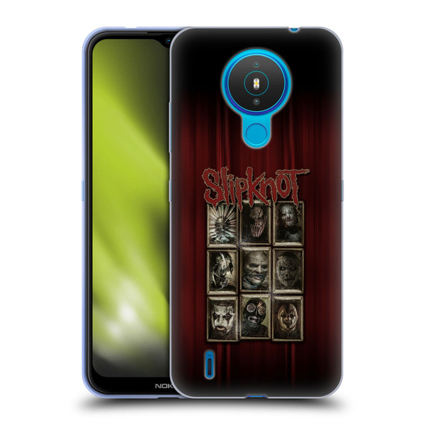 Slipknot Key Art Covered Faces Soft Gel Case for Nokia 1.4
