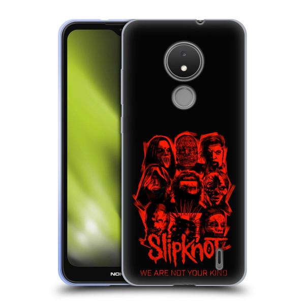 Slipknot We Are Not Your Kind Red Patch Soft Gel Case for Nokia C21