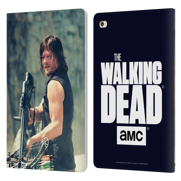 AMC The Walking Dead Daryl Dixon Archer Leather Book Wallet Case Cover For Apple iPad mini 4