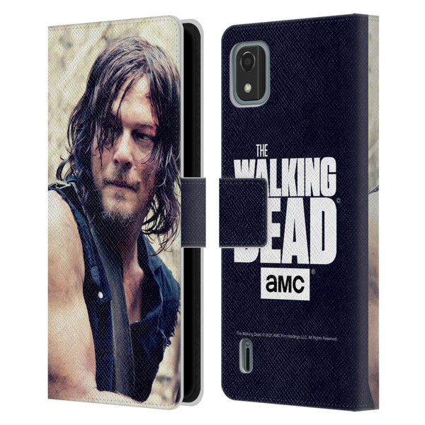 AMC The Walking Dead Daryl Dixon Half Body Leather Book Wallet Case Cover For Nokia C2 2nd Edition