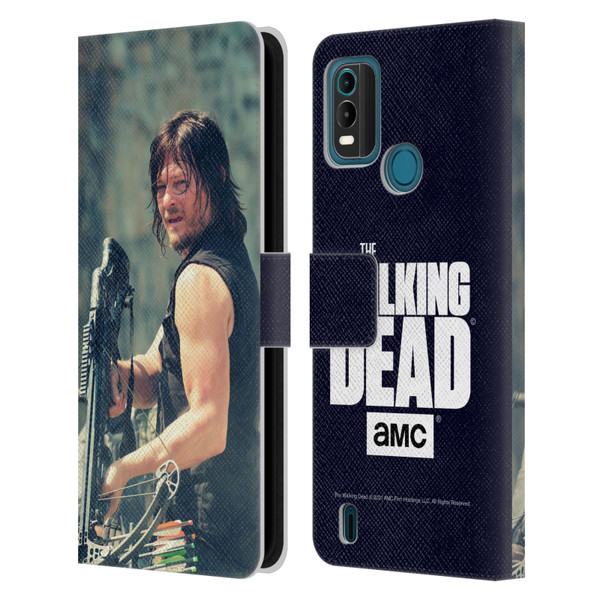 AMC The Walking Dead Daryl Dixon Archer Leather Book Wallet Case Cover For Nokia G11 Plus