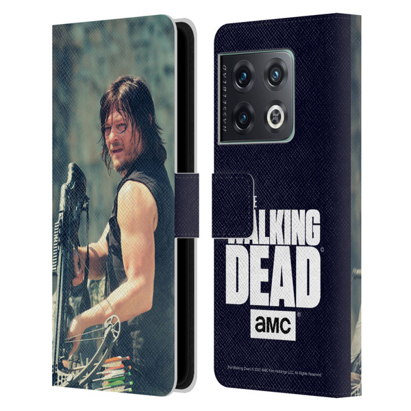 AMC The Walking Dead Daryl Dixon Archer Leather Book Wallet Case Cover For OnePlus 10 Pro