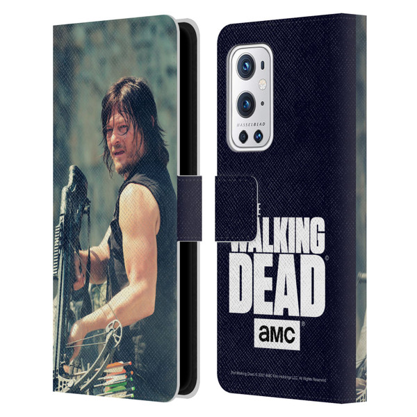 AMC The Walking Dead Daryl Dixon Archer Leather Book Wallet Case Cover For OnePlus 9 Pro