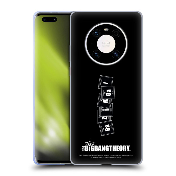 The Big Bang Theory Bazinga Elements Soft Gel Case for Huawei Mate 40 Pro 5G