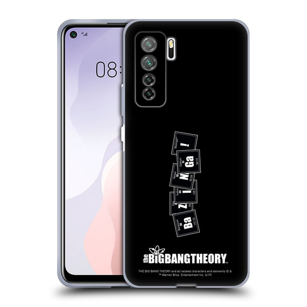 The Big Bang Theory Bazinga Elements Soft Gel Case for Huawei Nova 7 SE/P40 Lite 5G