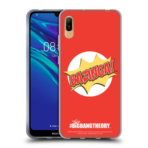 The Big Bang Theory Bazinga Pop Art Soft Gel Case for Huawei Y6 Pro (2019)