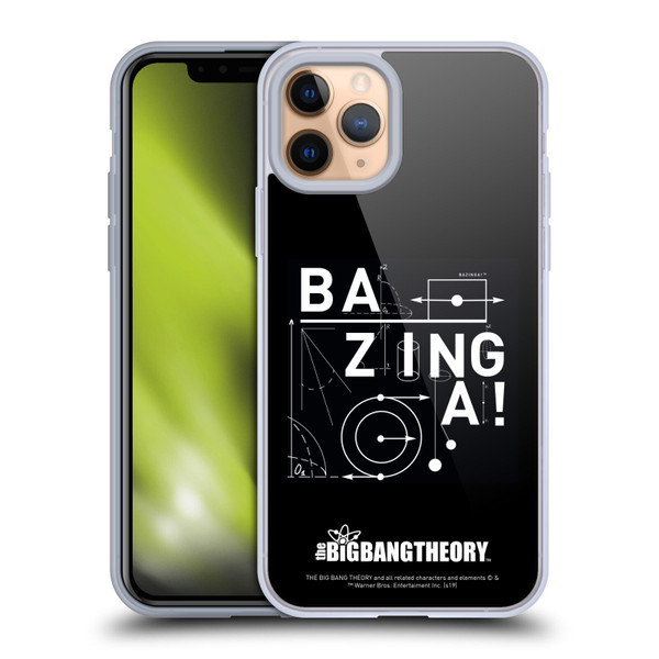The Big Bang Theory Bazinga Physics Soft Gel Case for Apple iPhone 11 Pro