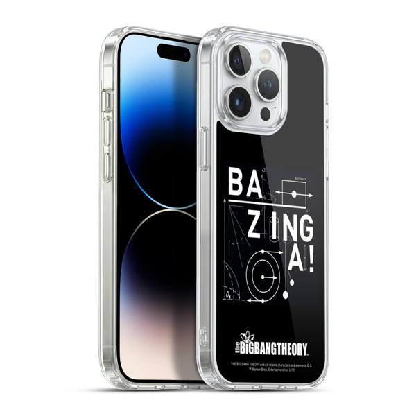 The Big Bang Theory Bazinga Physics Soft Gel Case for Apple iPhone 13 Pro Max & MagSafe