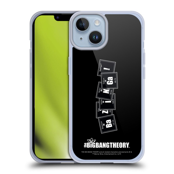 The Big Bang Theory Bazinga Elements Soft Gel Case for Apple iPhone 14