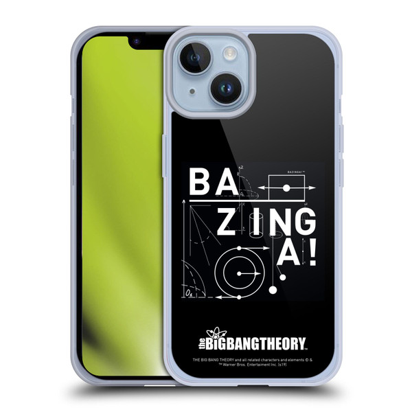The Big Bang Theory Bazinga Physics Soft Gel Case for Apple iPhone 14