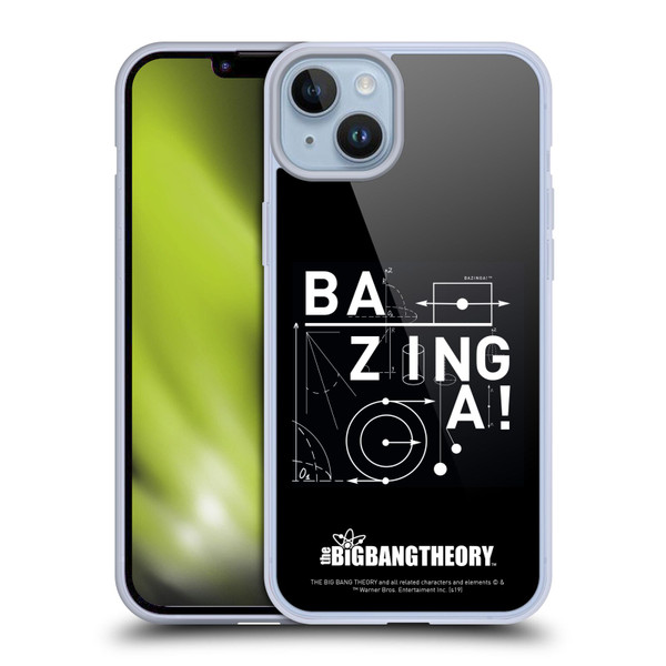 The Big Bang Theory Bazinga Physics Soft Gel Case for Apple iPhone 14 Plus