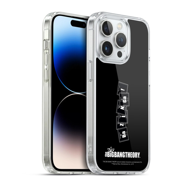 The Big Bang Theory Bazinga Elements Soft Gel Case for Apple iPhone 14 Pro & MagSafe