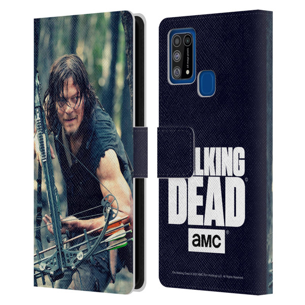 AMC The Walking Dead Daryl Dixon Lurk Leather Book Wallet Case Cover For Samsung Galaxy M31 (2020)