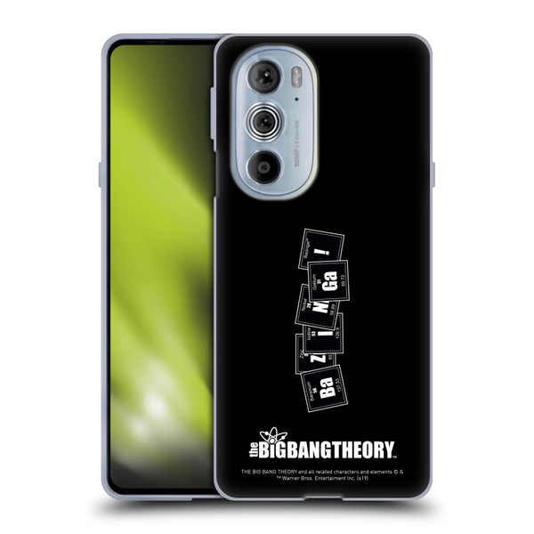 The Big Bang Theory Bazinga Elements Soft Gel Case for Motorola Edge X30