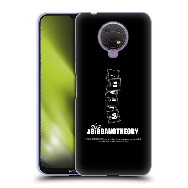 The Big Bang Theory Bazinga Elements Soft Gel Case for Nokia G10