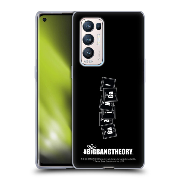 The Big Bang Theory Bazinga Elements Soft Gel Case for OPPO Find X3 Neo / Reno5 Pro+ 5G