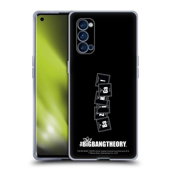 The Big Bang Theory Bazinga Elements Soft Gel Case for OPPO Reno 4 Pro 5G