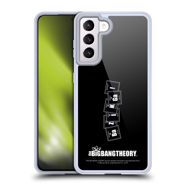 The Big Bang Theory Bazinga Elements Soft Gel Case for Samsung Galaxy S21 5G