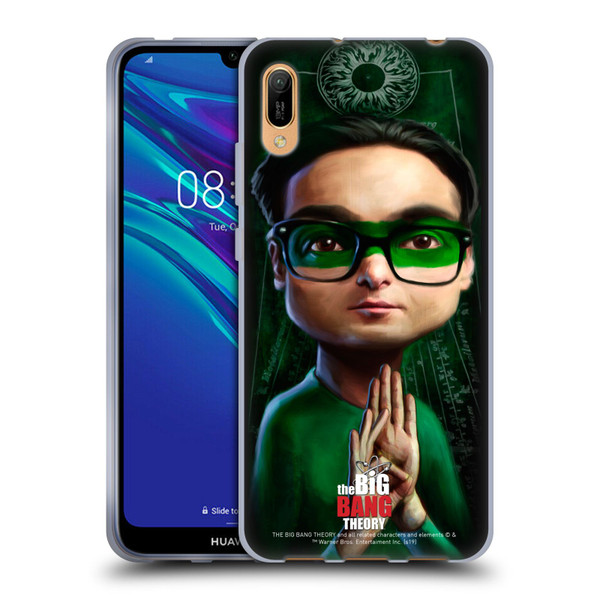 The Big Bang Theory Caricature Leonard Hofstadter Soft Gel Case for Huawei Y6 Pro (2019)