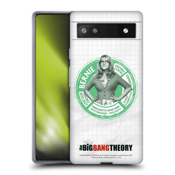 The Big Bang Theory Character Attributes Bernadette Soft Gel Case for Google Pixel 6a