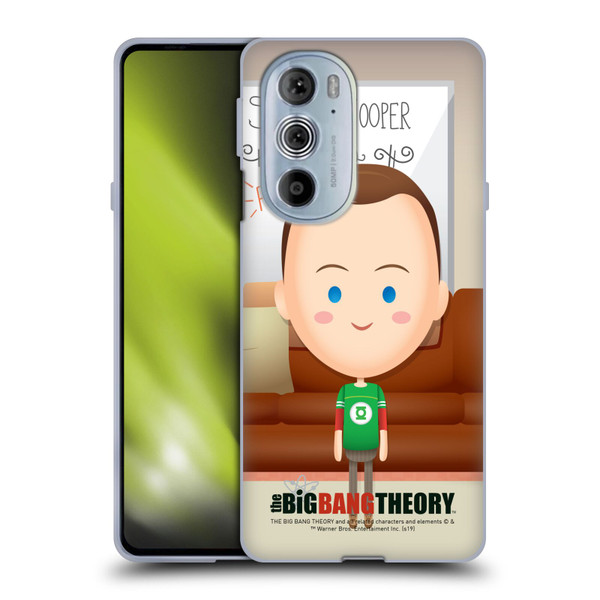 The Big Bang Theory Character Art Sheldon Soft Gel Case for Motorola Edge X30