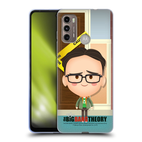 The Big Bang Theory Character Art Leonard Soft Gel Case for Motorola Moto G60 / Moto G40 Fusion