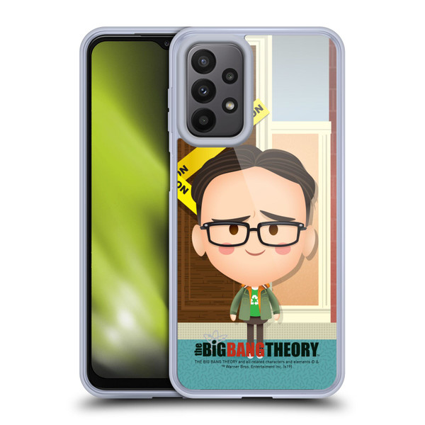 The Big Bang Theory Character Art Leonard Soft Gel Case for Samsung Galaxy A23 / 5G (2022)