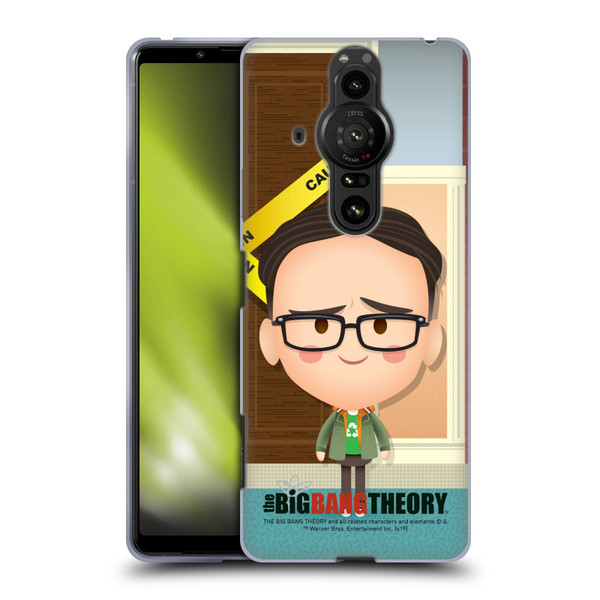 The Big Bang Theory Character Art Leonard Soft Gel Case for Sony Xperia Pro-I